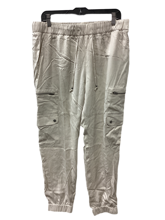 Pants Cropped By Banana Republic In Tan, Size:L