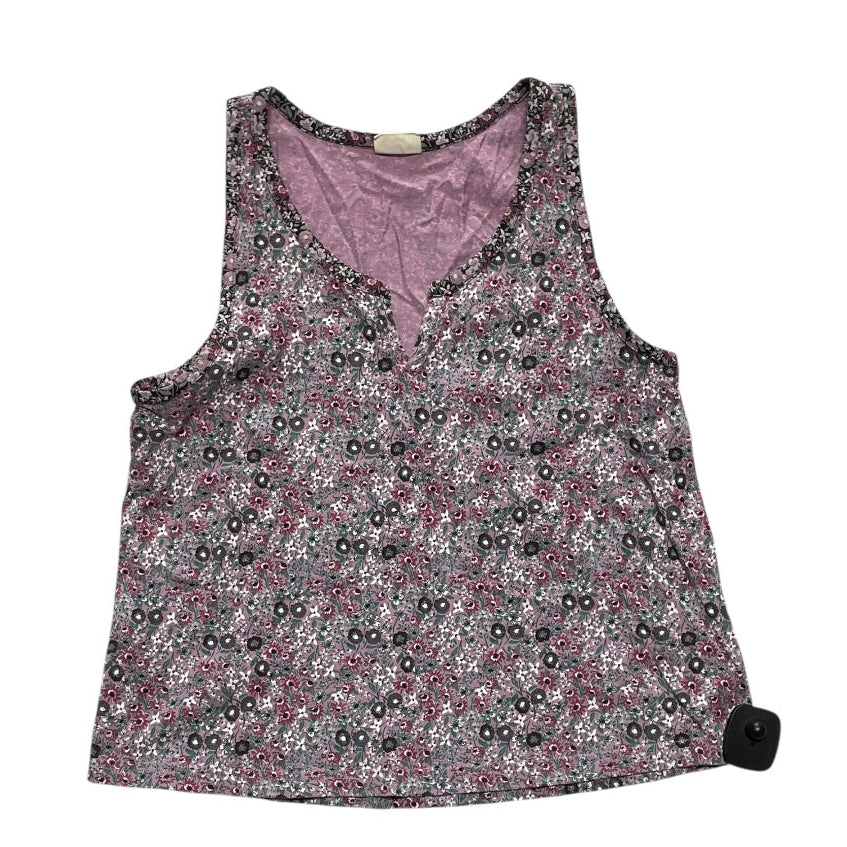 Top Sleeveless By Pact In Purple, Size:M