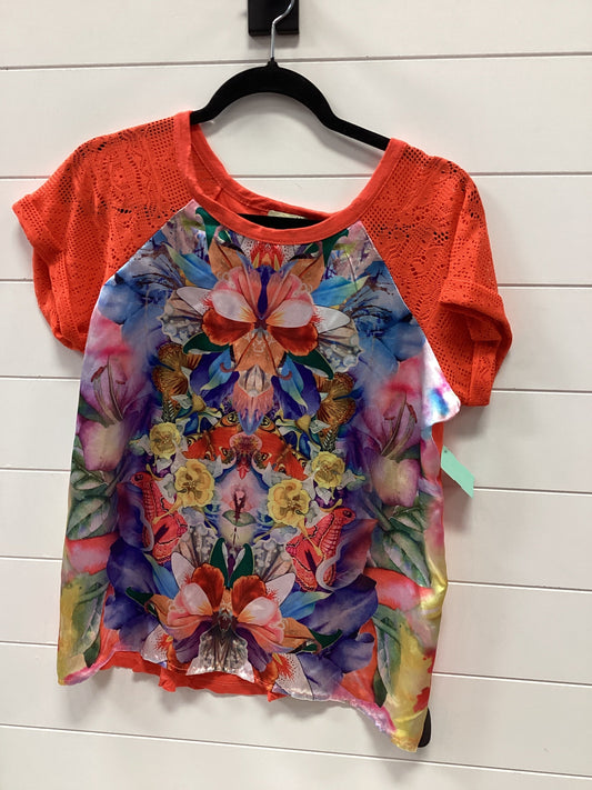 Top Ss By One World In Orange, Size:M