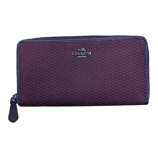 Wallet Designer By Coach In Red, Size:Medium