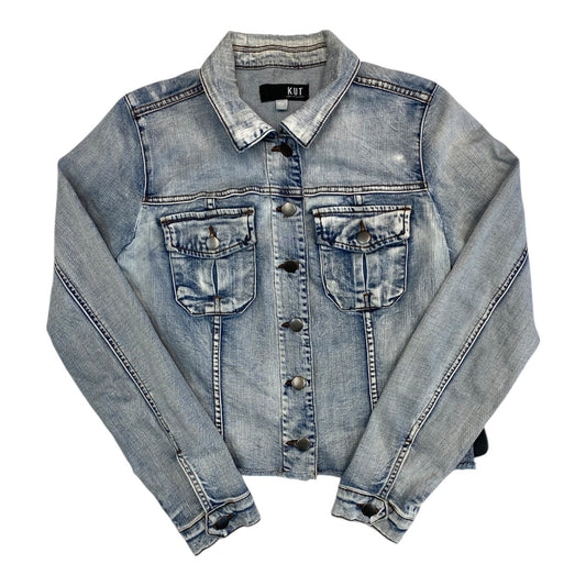 Jacket Denim By Kut In Blue Denim, Size:S