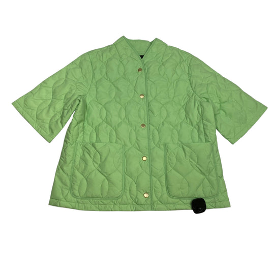 Jacket Puffer & Quilted By Talbots In Green, Size:S