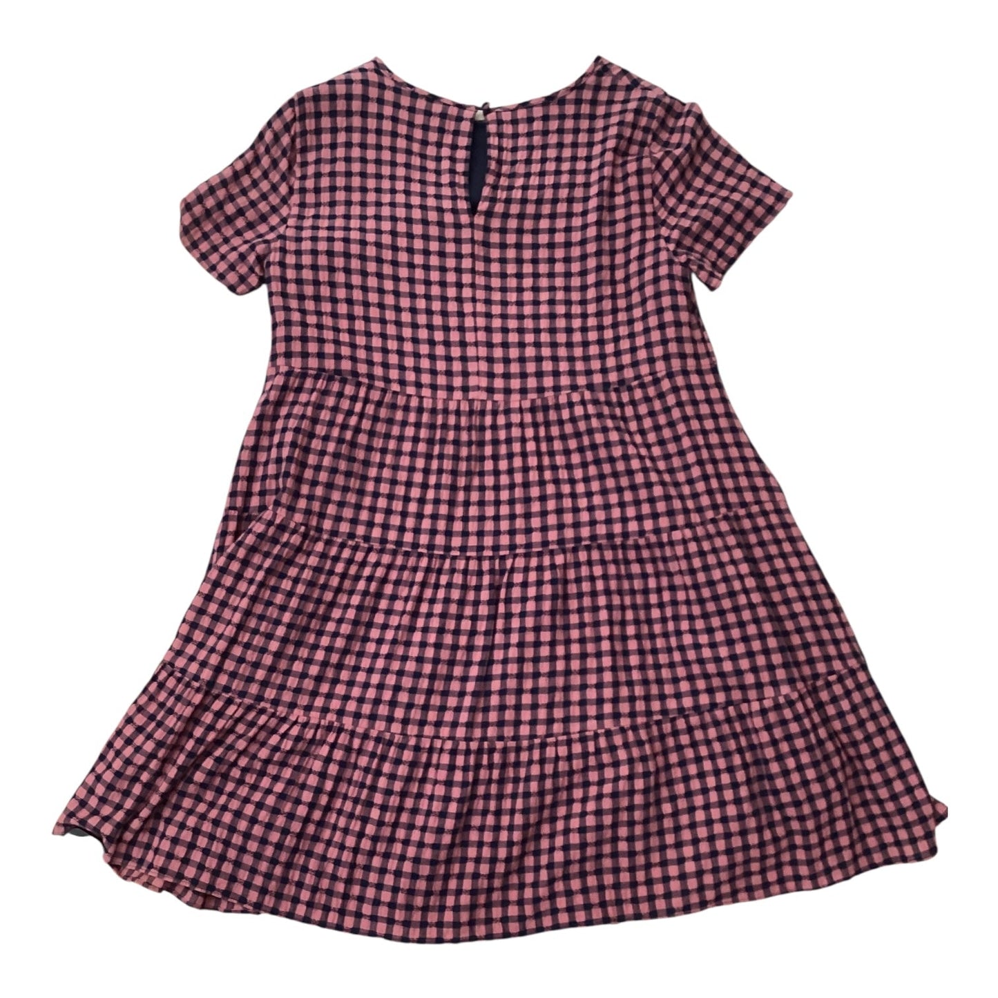 Dress Casual Midi By Madewell In Blue & Pink, Size:S