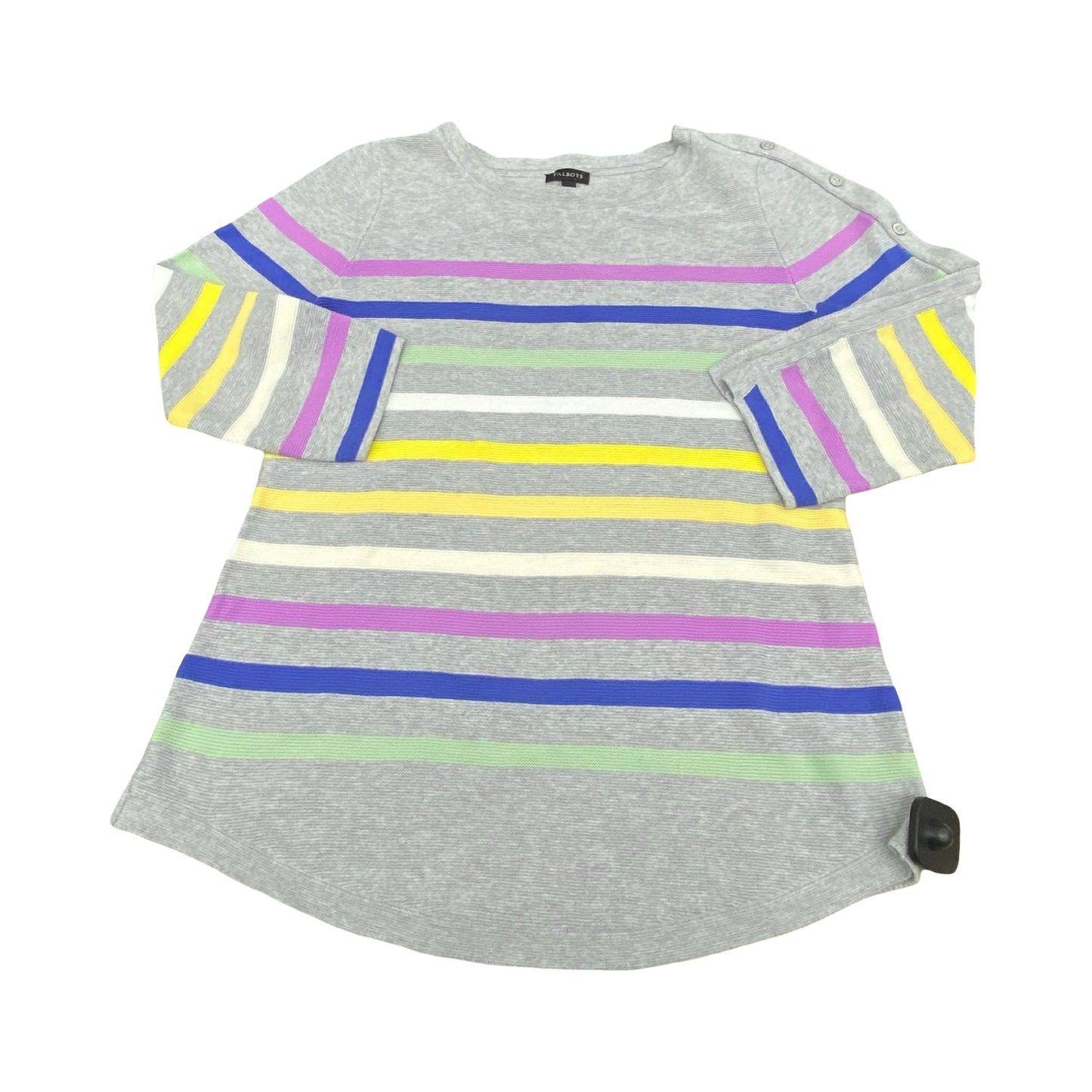 Sweater By Talbots In Striped Pattern, Size:S