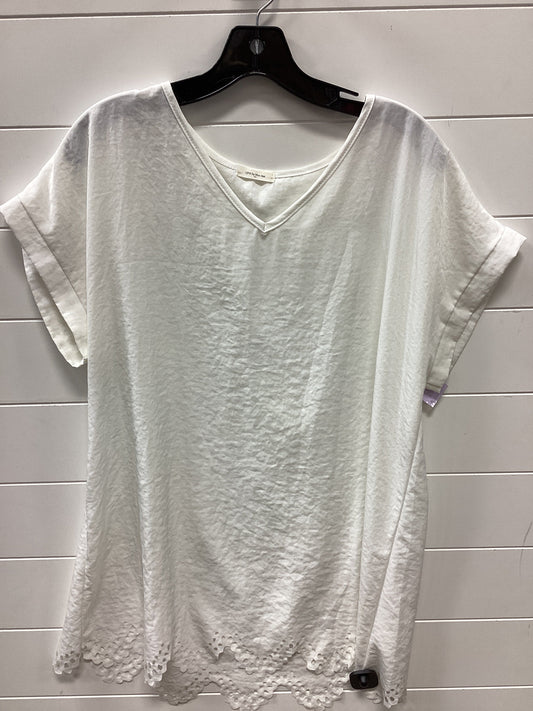 Top Ss By Mon Ami In White, Size:Xl