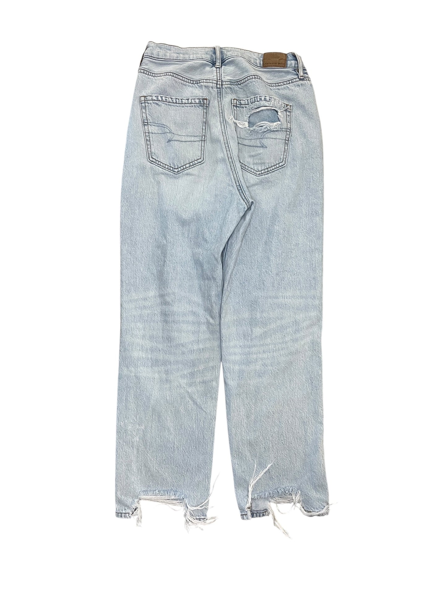 Jeans Boyfriend By American Eagle In Blue Denim, Size:4