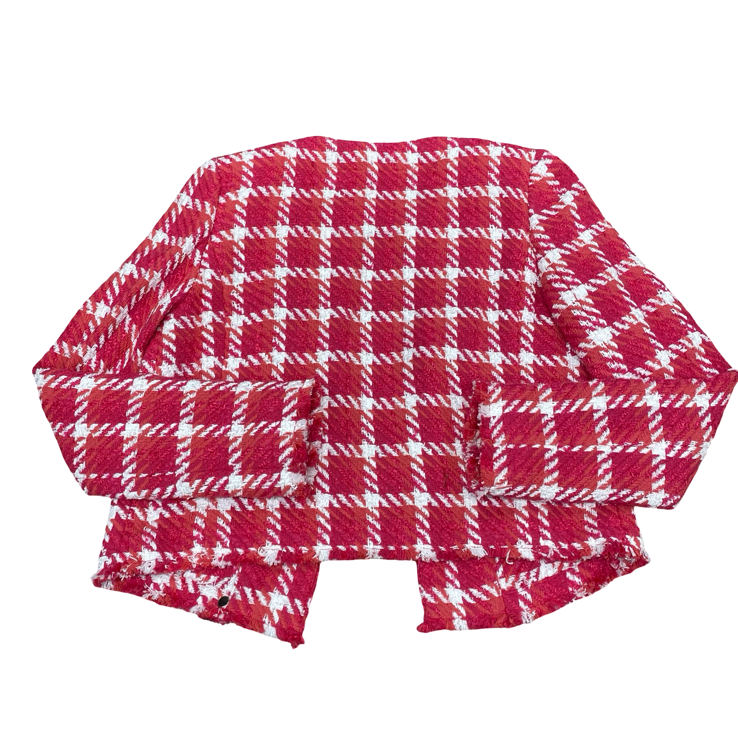 Blazer Designer By Karl Lagerfeld In Pink & White, Size:6