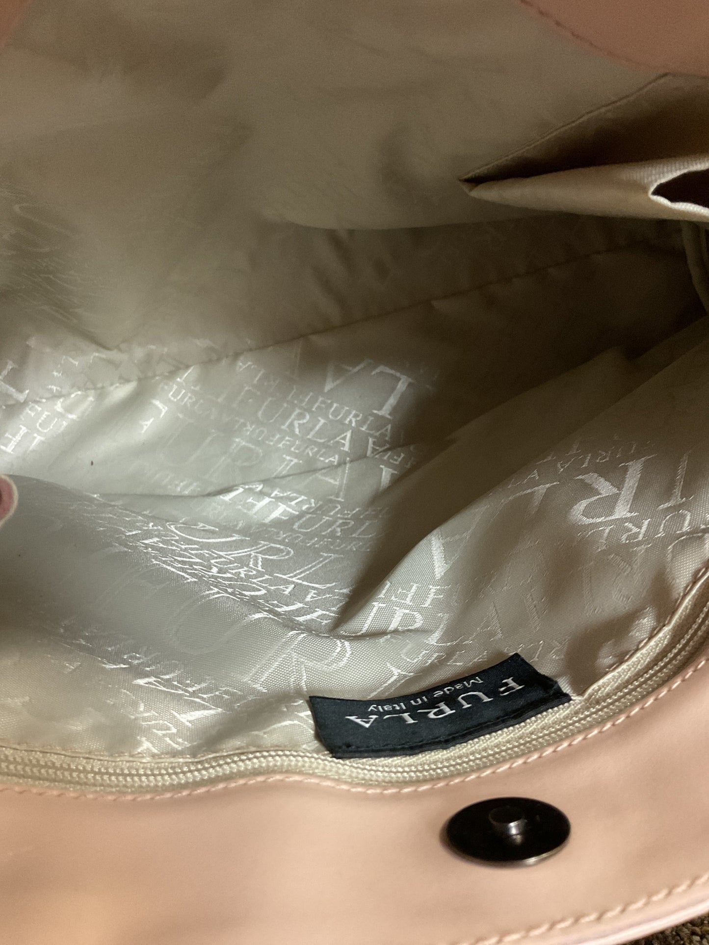 Handbag Designer By Furla In Tan, Size:Large