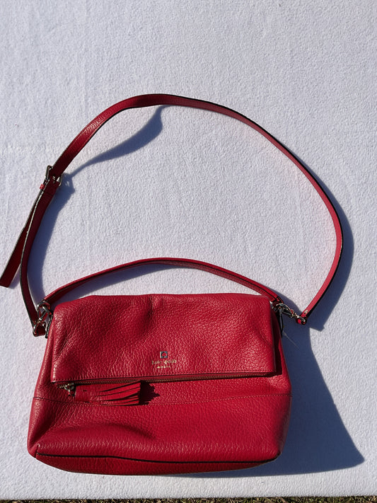Handbag Designer By Kate Spade In Red, Size:Medium