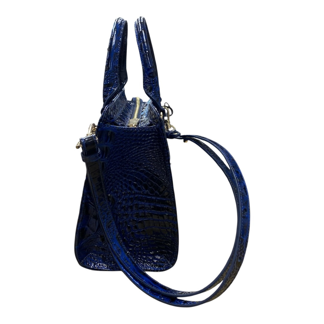 Handbag Designer By Brahmin In Blue, Size:Medium