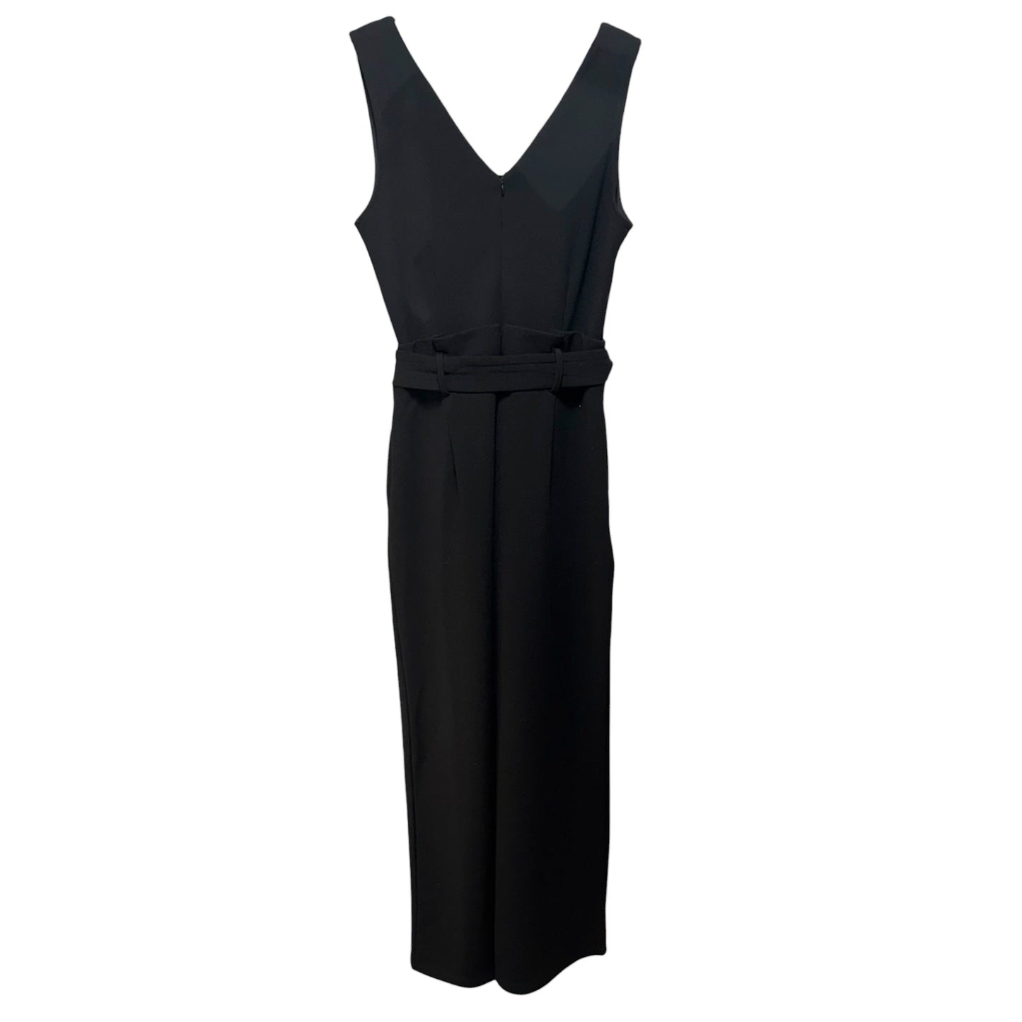 Cathy Structured Cropped Jumpsuit By Anthropologie In Black, Size: XS
