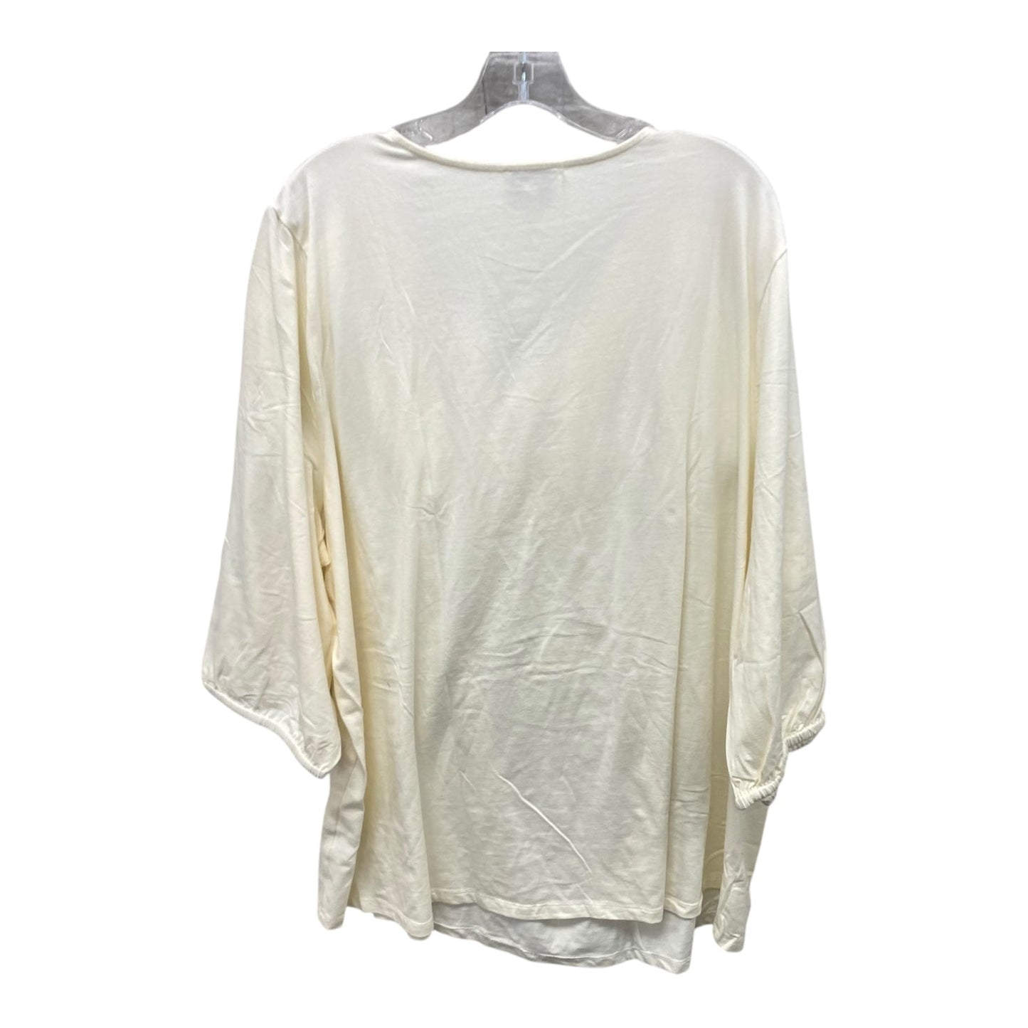 Top Ls By Haute Hippie In Cream & Orange, Size:4X