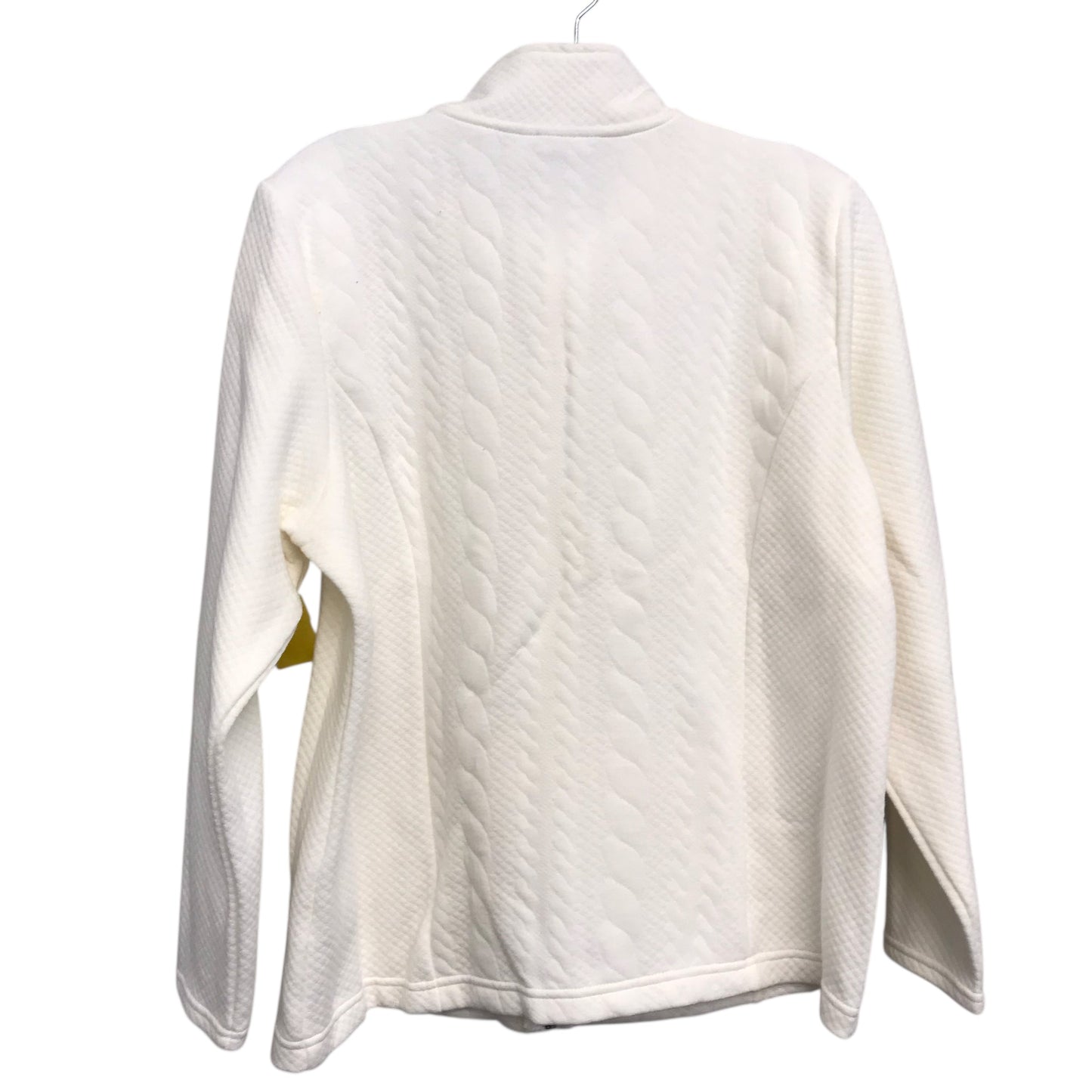 Jacket Other By Croft And Barrow In Cream, Size:L