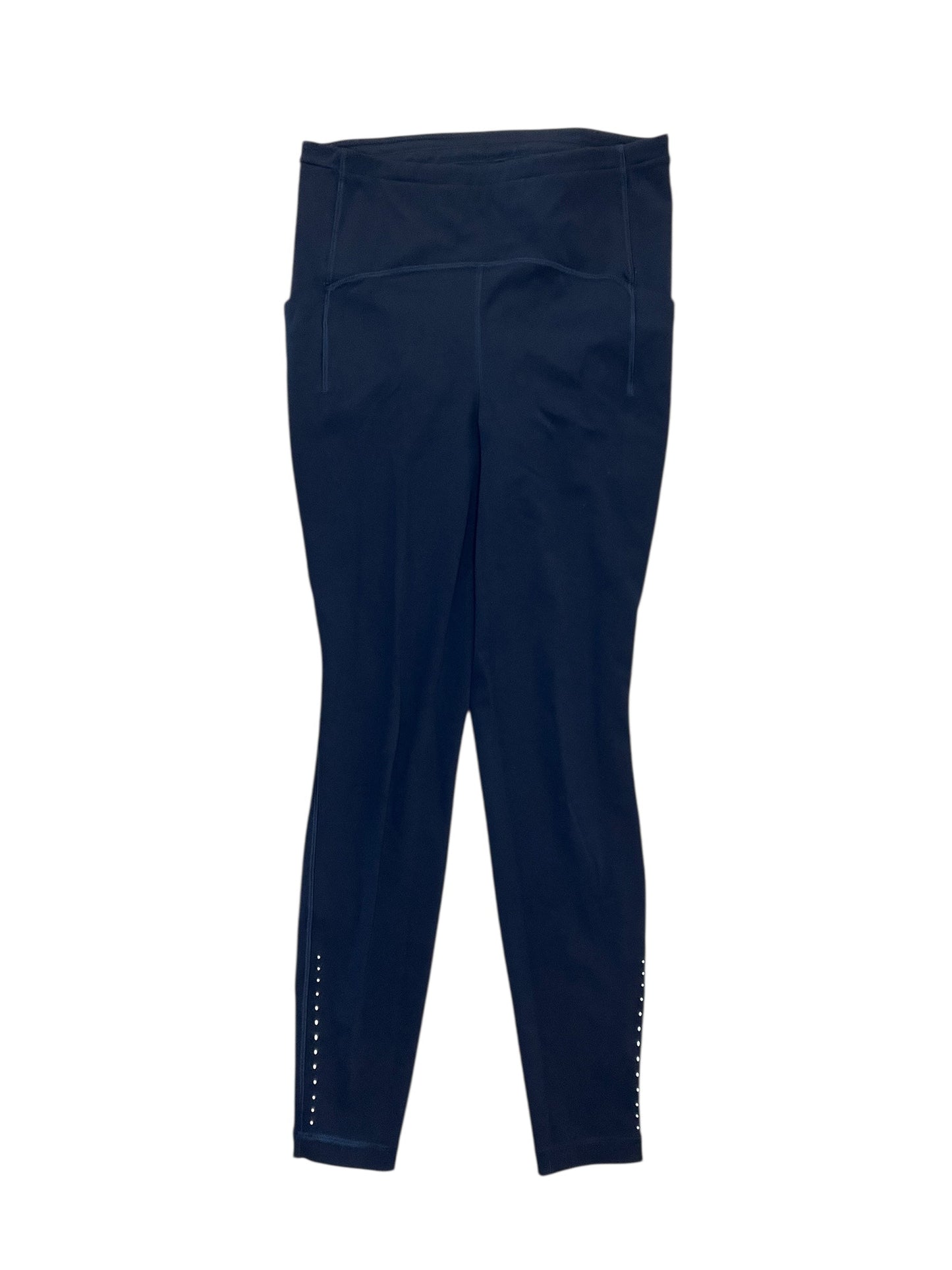 Athletic Leggings By Lululemon In Navy, Size:M