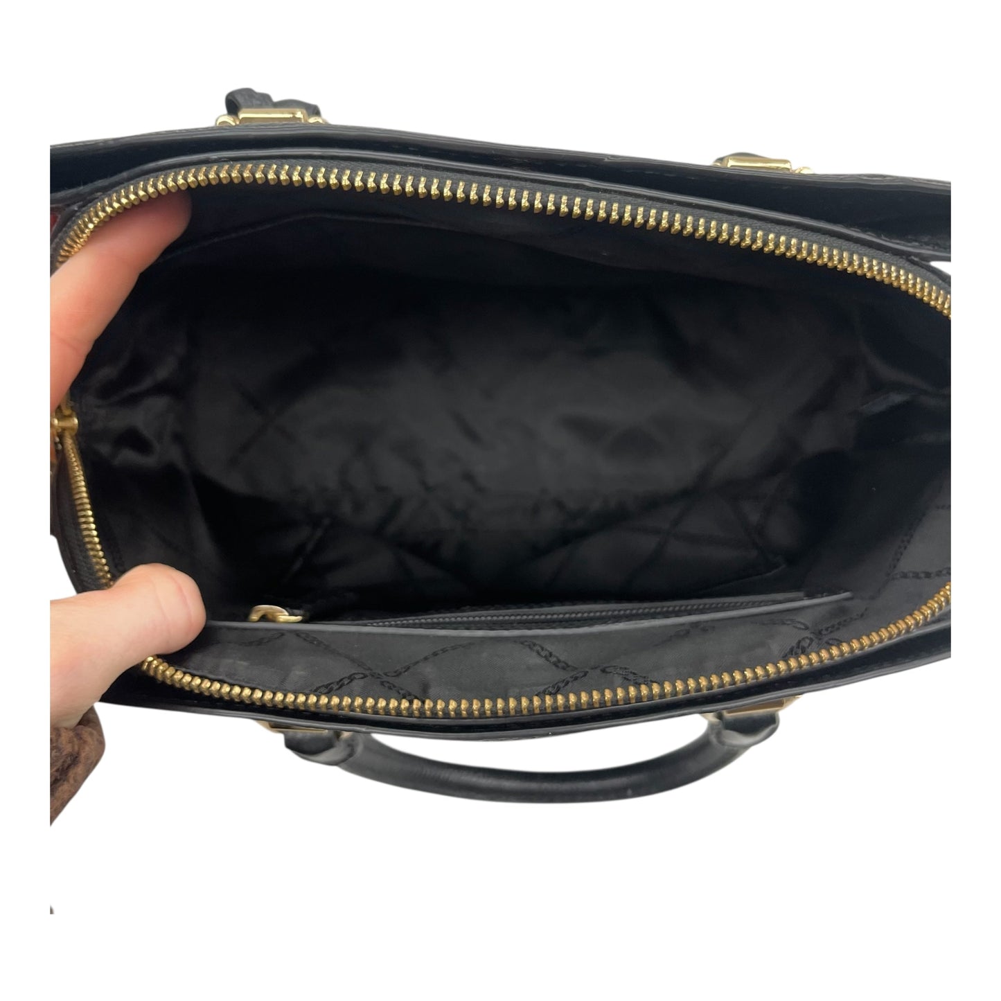 Handbag Designer By Michael Kors In Black, Size:Medium