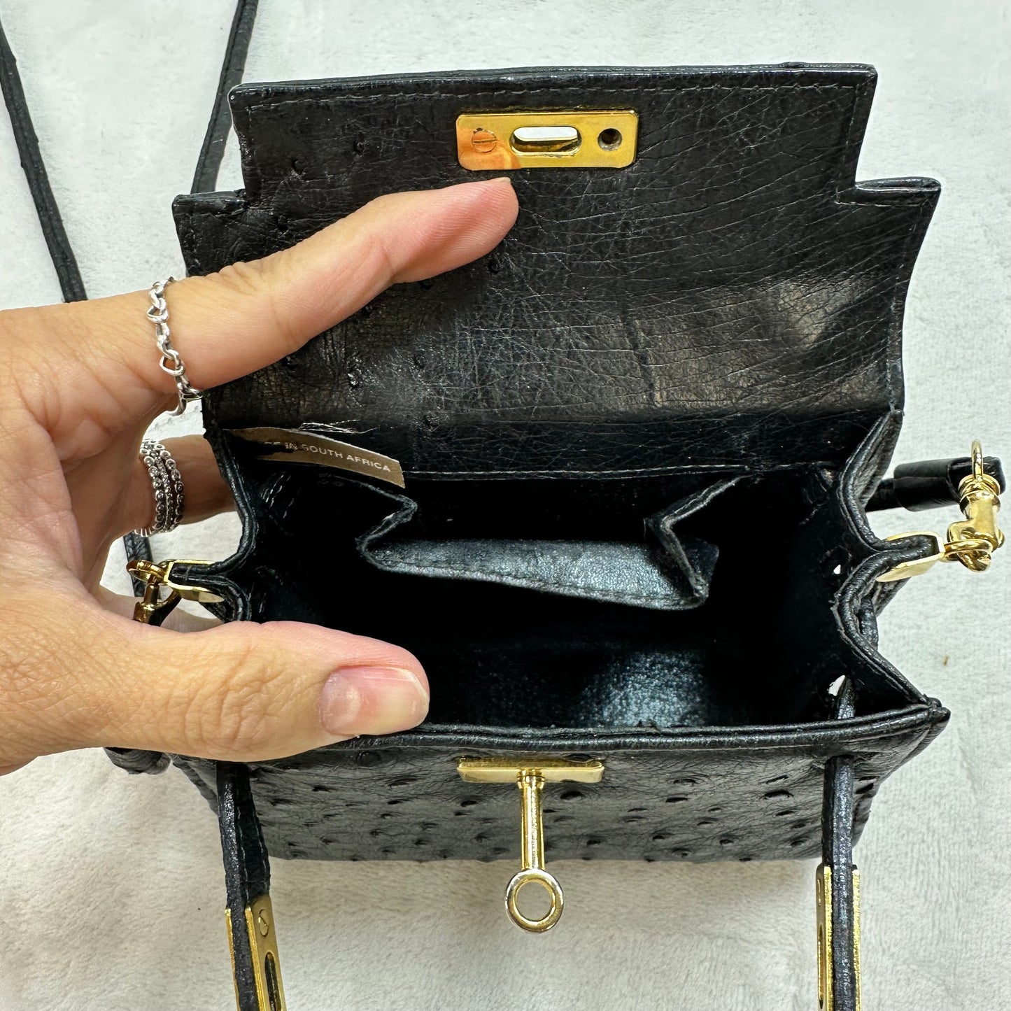 Crossbody Leather By Clothes Mentor, Size: Small