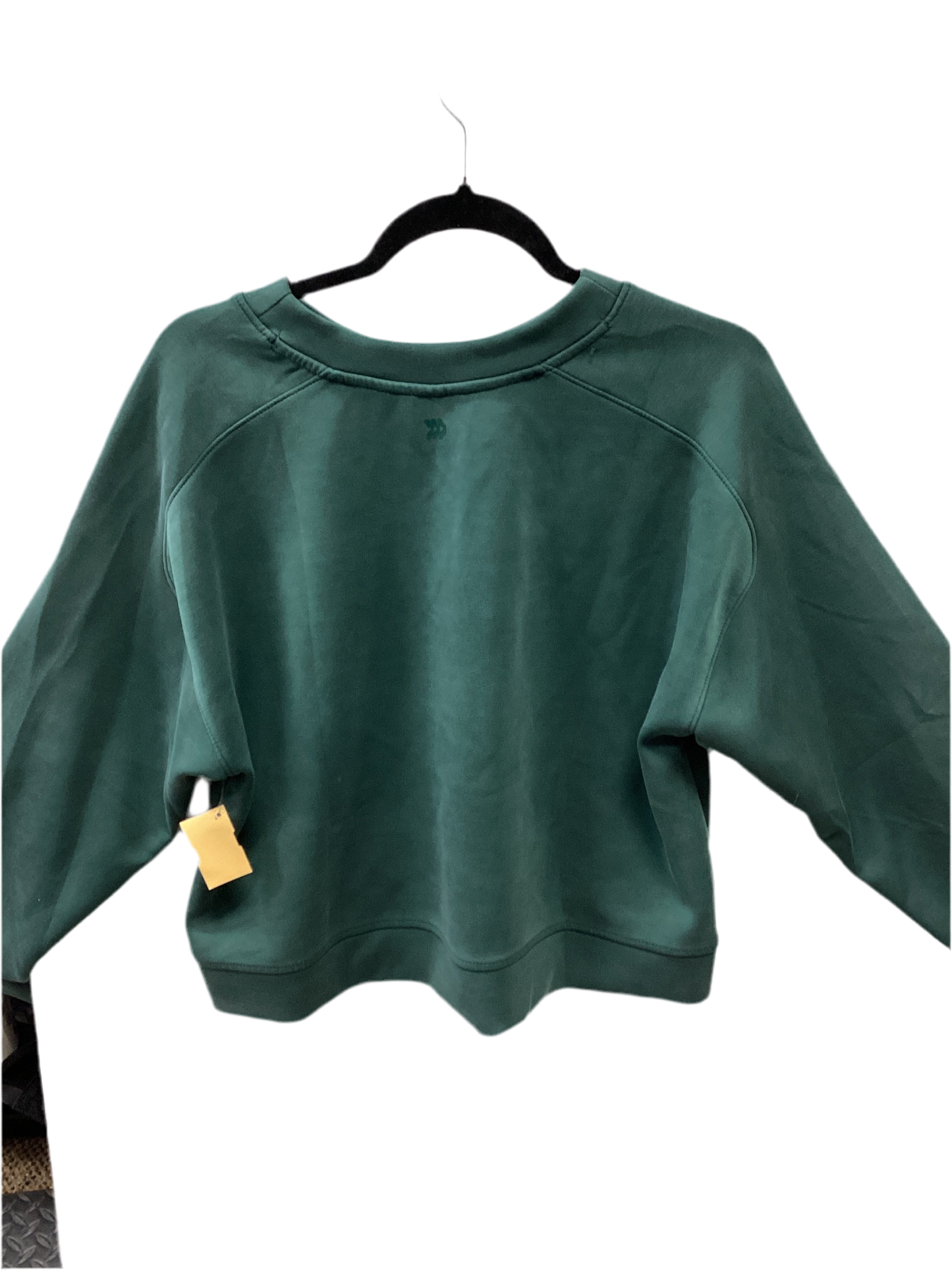 Athletic Top Ls Crewneck By All In Motion In Green, Size:L