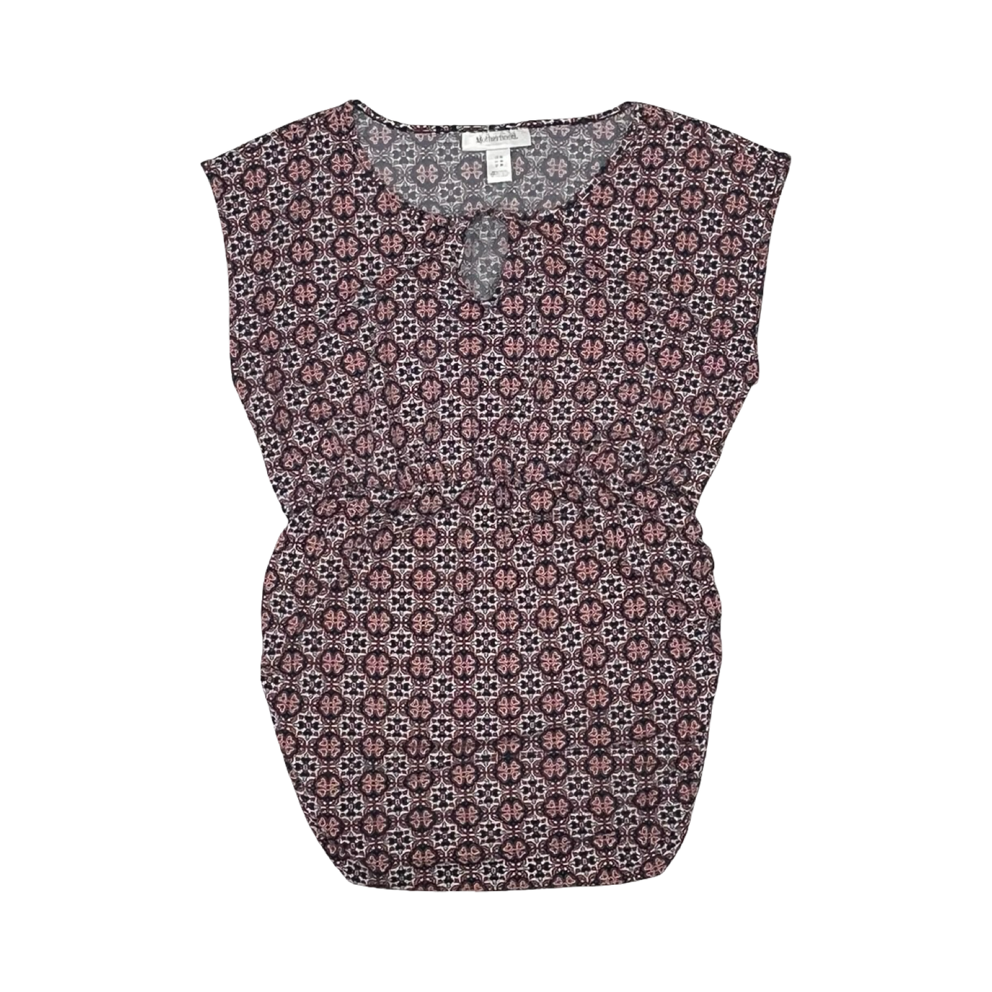 Mat Top Ss By Motherhood In Blue & Orange, Size:M