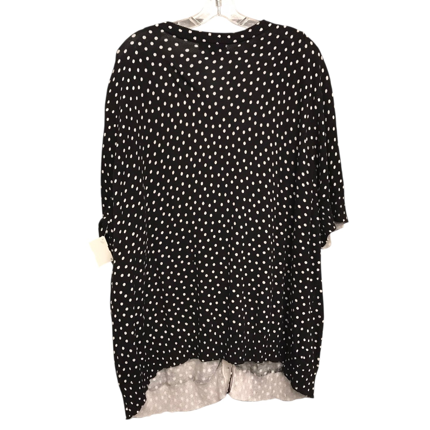 Sweater Ss By Woman Within In Polkadot Pattern, Size:1X