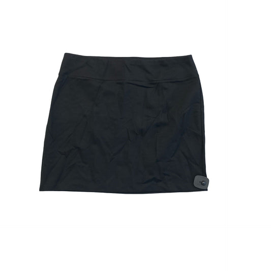Skirt Designer By Eileen Fisher In Black, Size:L