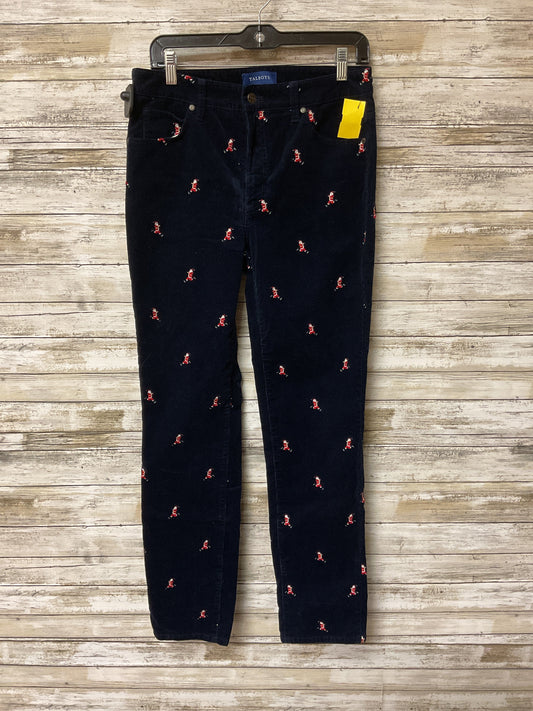 Pants Corduroy By Talbots In Blue & Red, Size:6