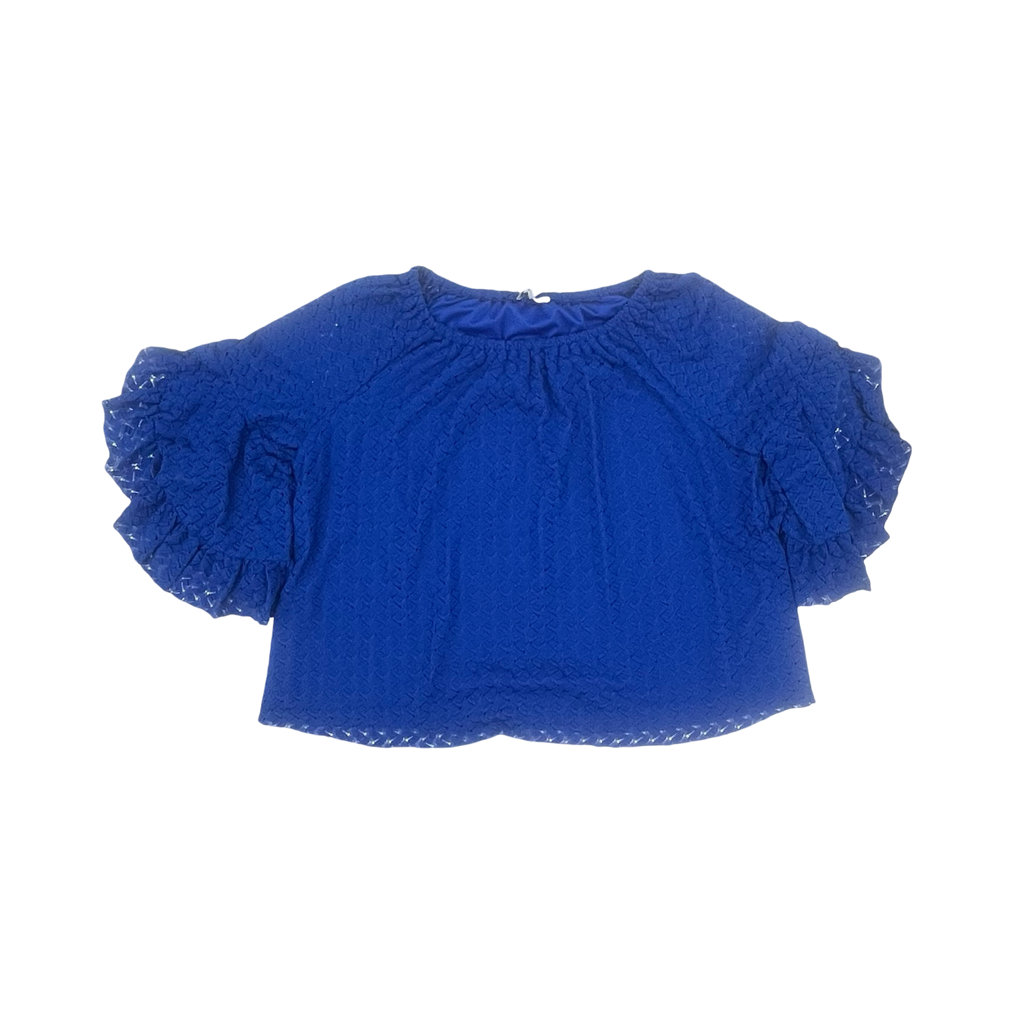 Top Ls By Fever In Blue, Size:3X