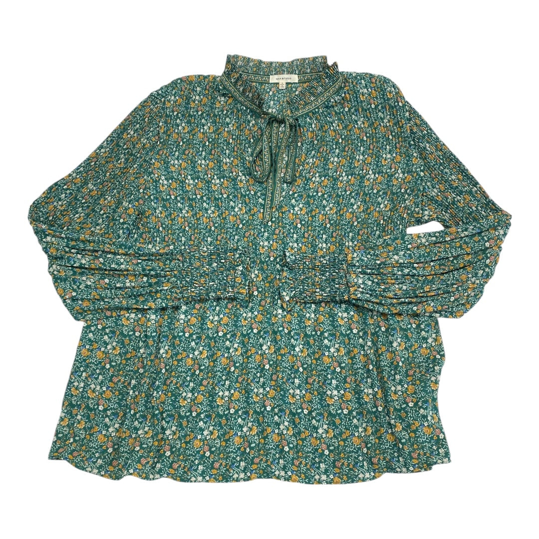 Top Ls By Max Studio In Green, Size:L