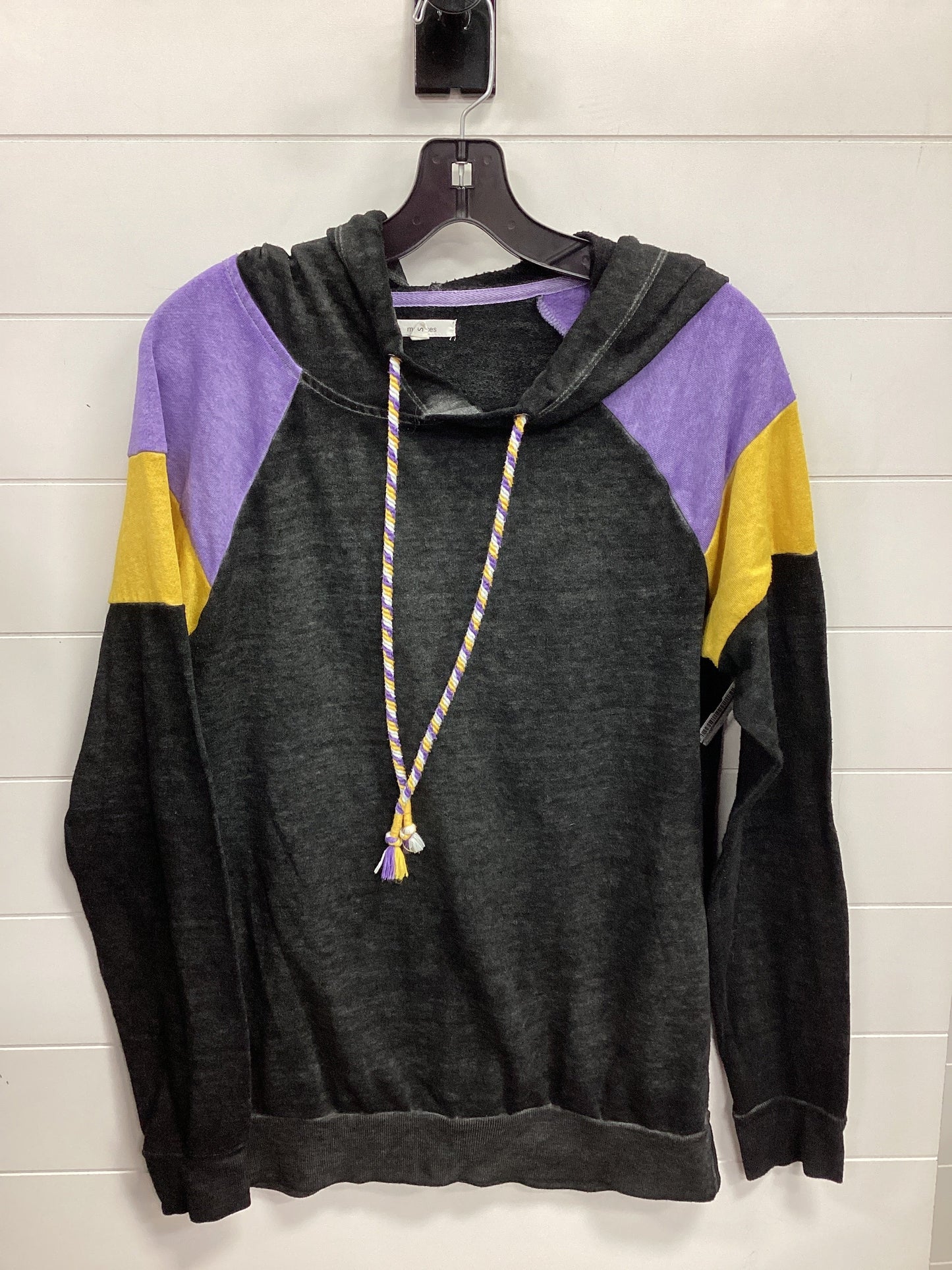 Sweater By Maurices In Black & Purple, Size:S