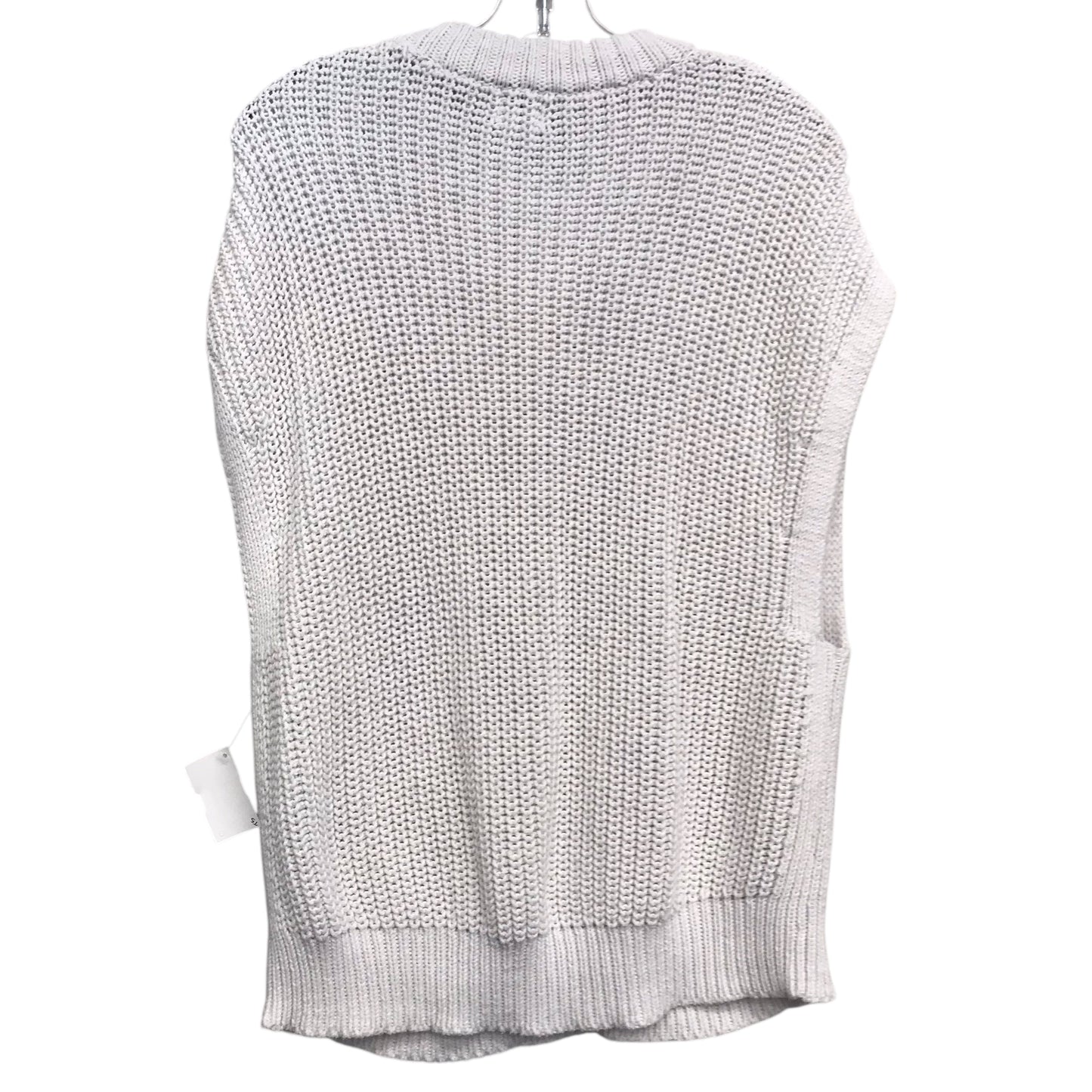 Vest Sweater By A New Day In White, Size:1X