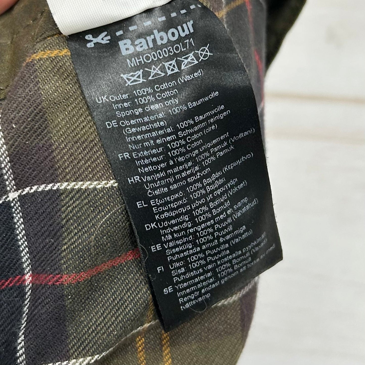 Coat Other By Barbour In Green, Size: Xl