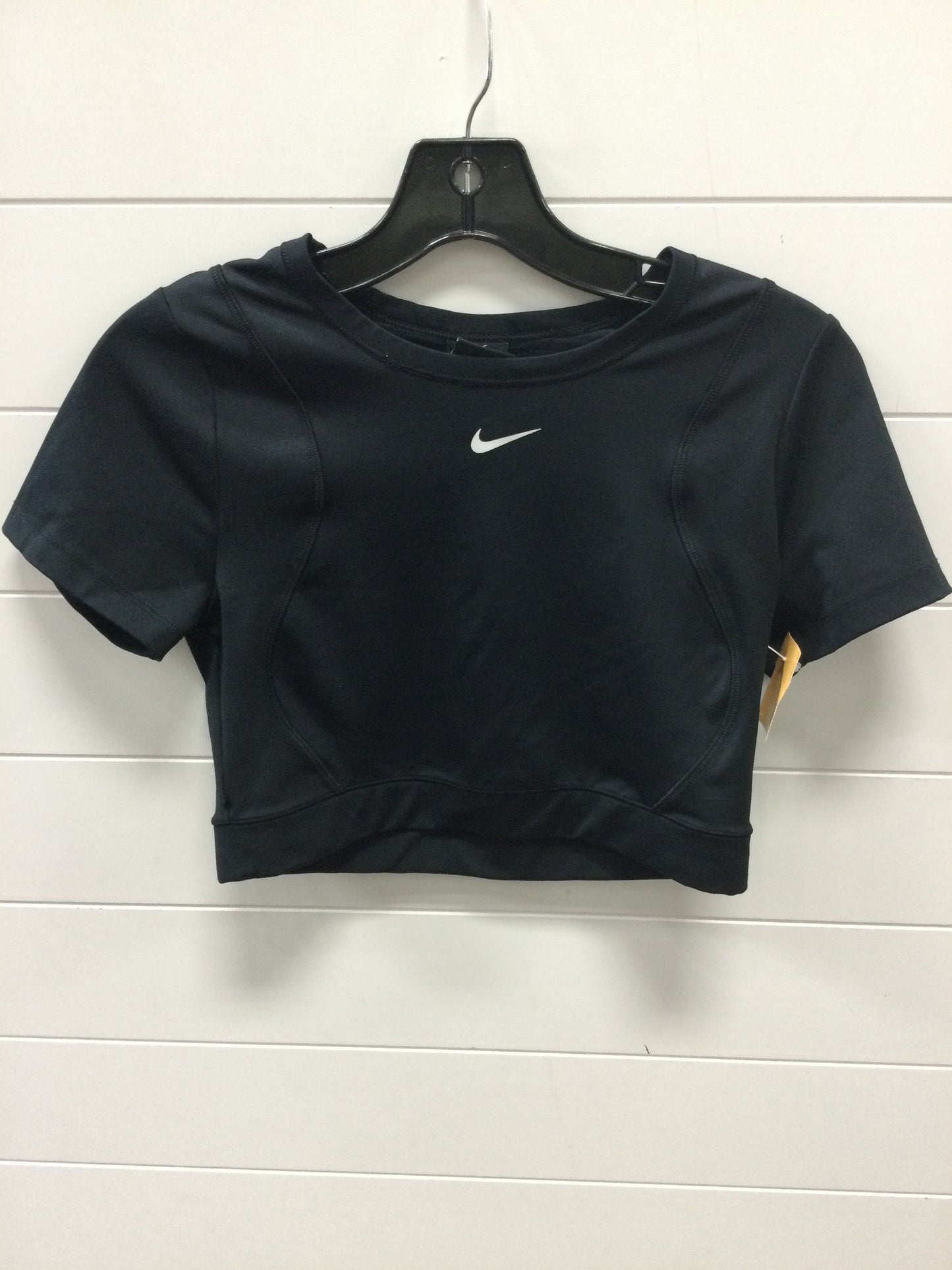 Athletic Top Ss By Nike Apparel In Black, Size:M