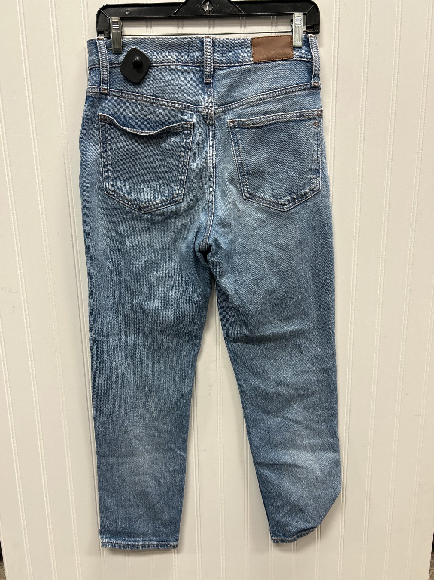 Jeans Straight By Madewell In Blue Denim, Size:4