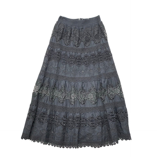 Skirt Designer By Alice + Olivia In Black, Size:Xl