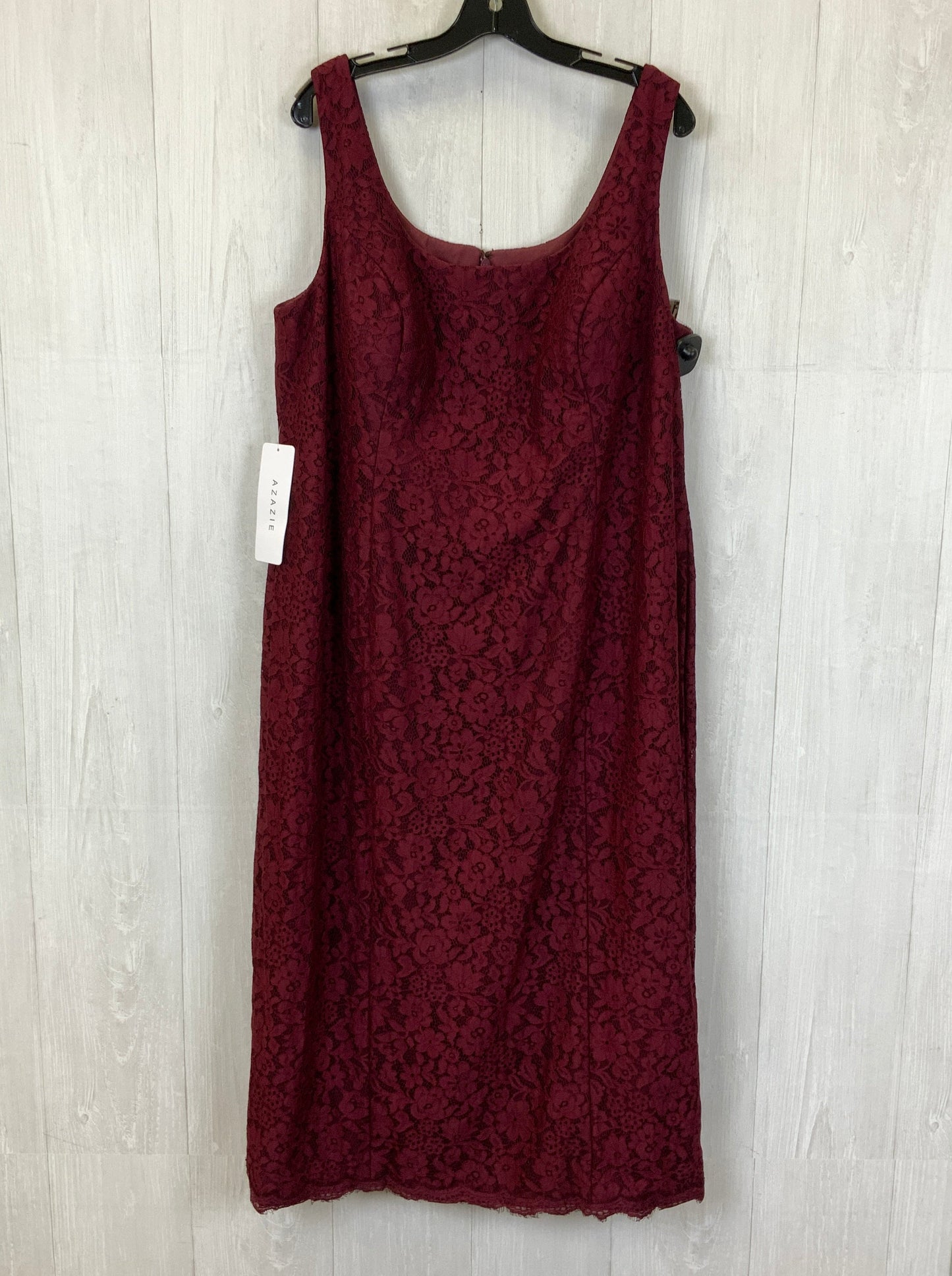 Dress Party Midi By Clothes Mentor In Red, Size: 2x
