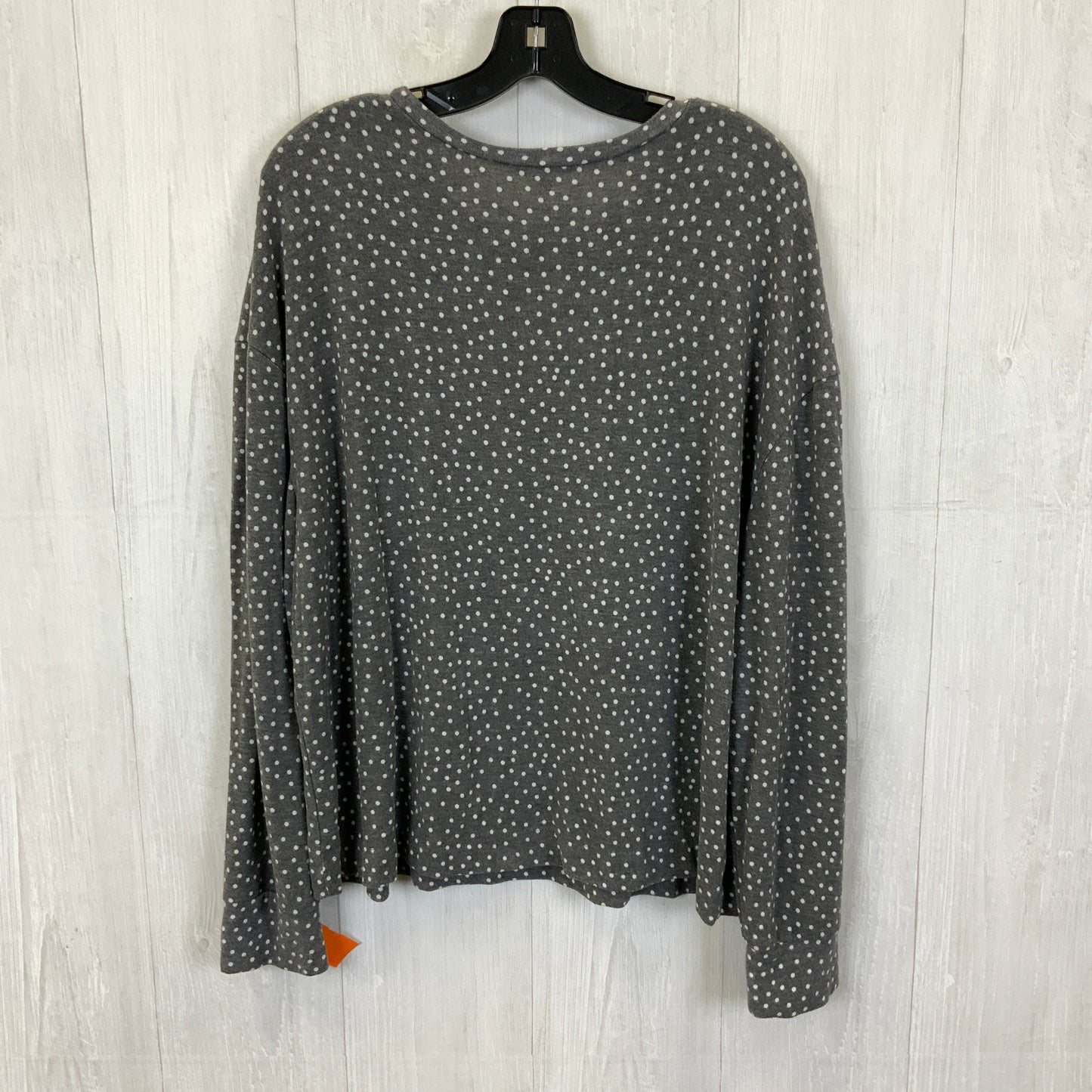 Top Long Sleeve By Time And Tru In Grey, Size: Xl