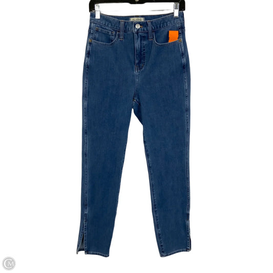 Jeans Skinny By Madewell In Blue Denim, Size: 2