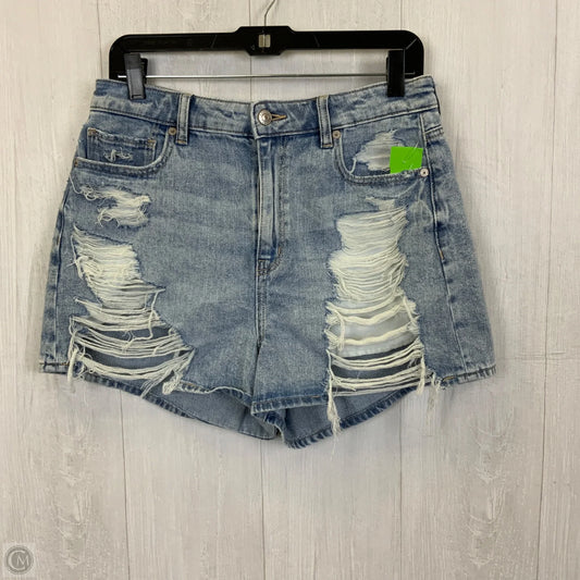 Shorts By American Eagle In Blue Denim, Size: 10