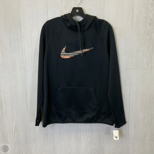 Sweatshirt Hoodie By Nike Apparel In Black, Size: L