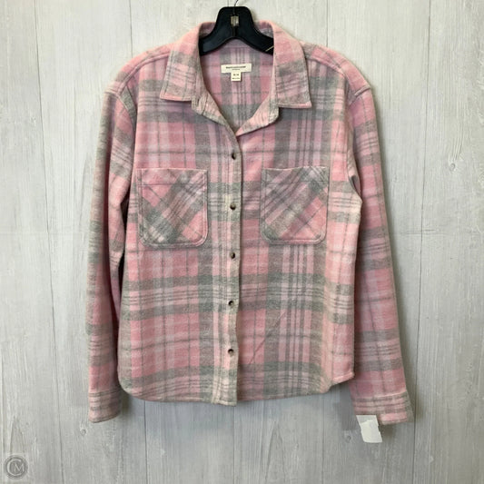 Blouse Long Sleeve By Beachlunchlounge In Pink, Size: M