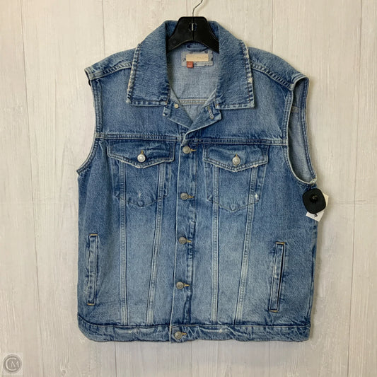Vest Other By Pilcro In Blue Denim, Size: S