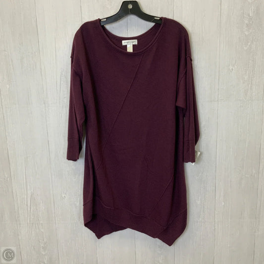 Sweater By Christopher And Banks In Purple, Size: L