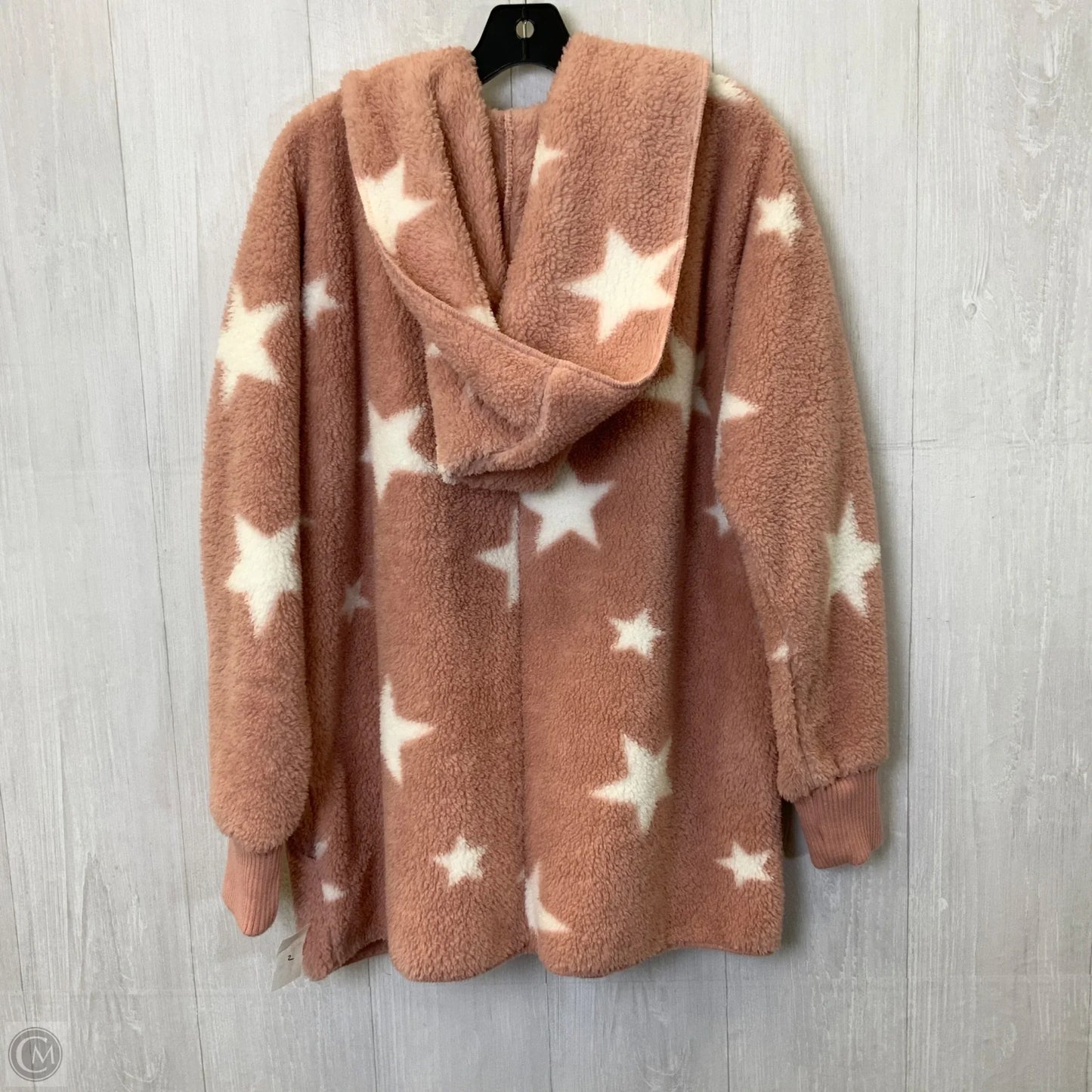 Jacket Faux Fur & Sherpa By Hem & Thread In Pink, Size: Osfm