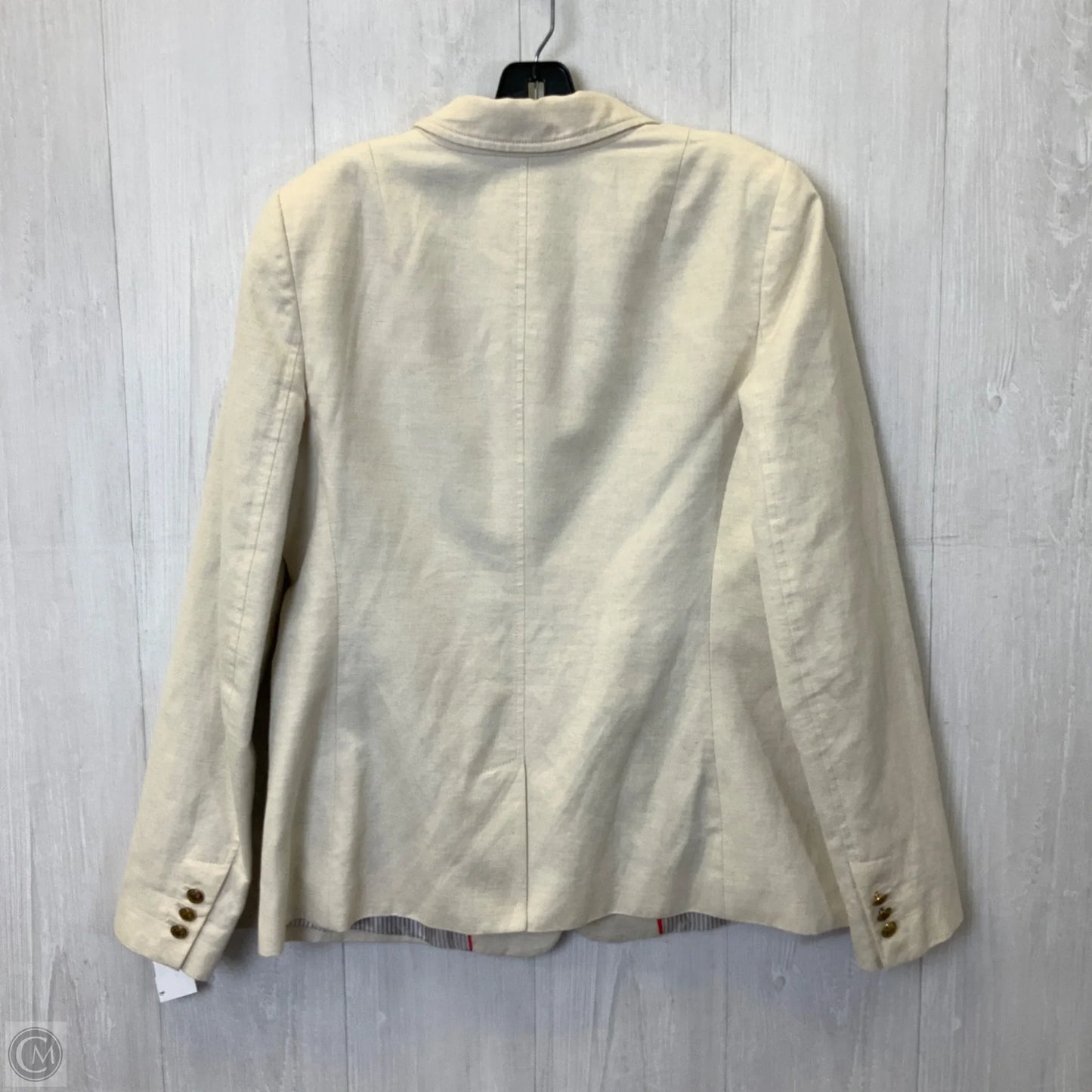 Blazer By Banana Republic In Cream, Size: L