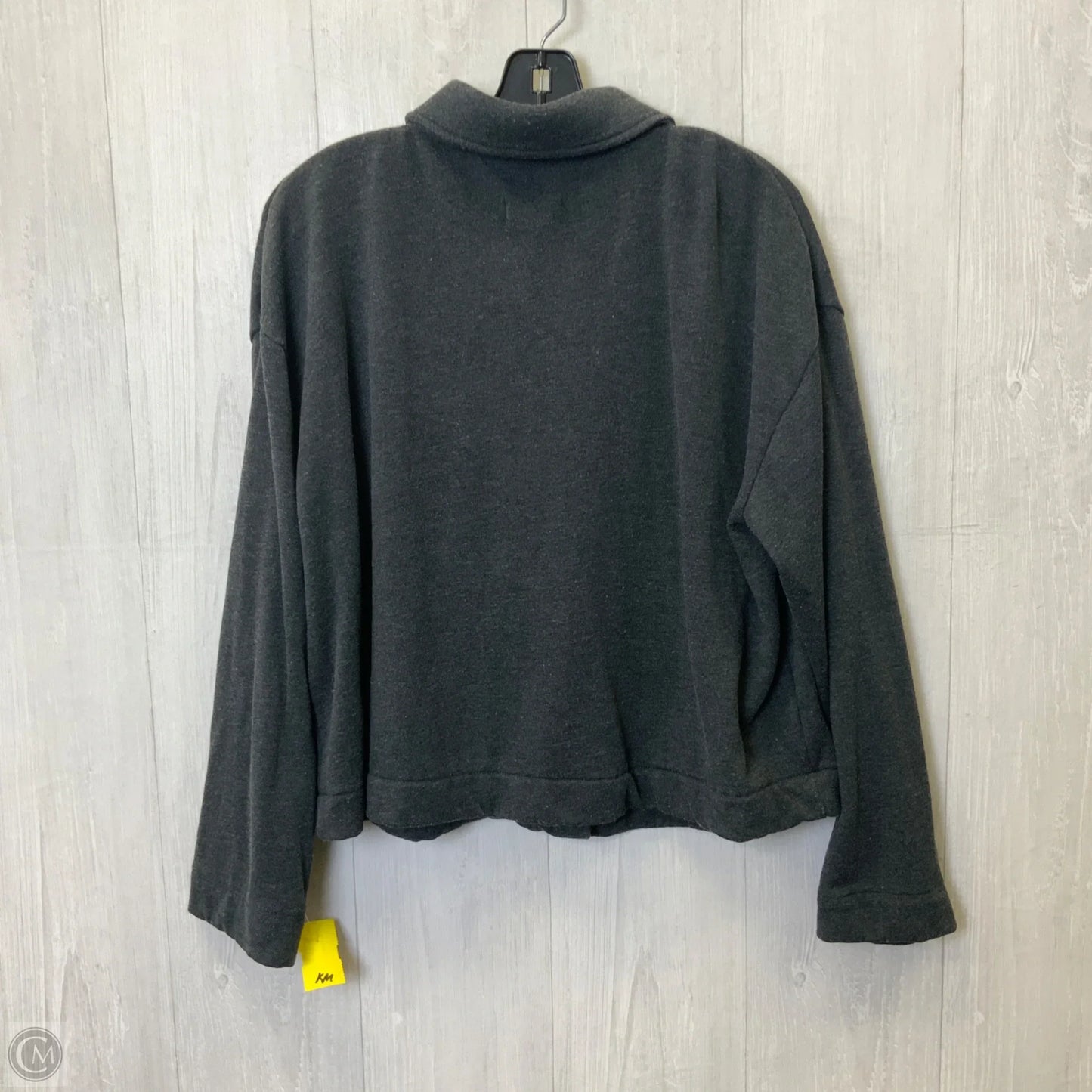 Blouse Long Sleeve By Lou And Grey In Grey, Size: L