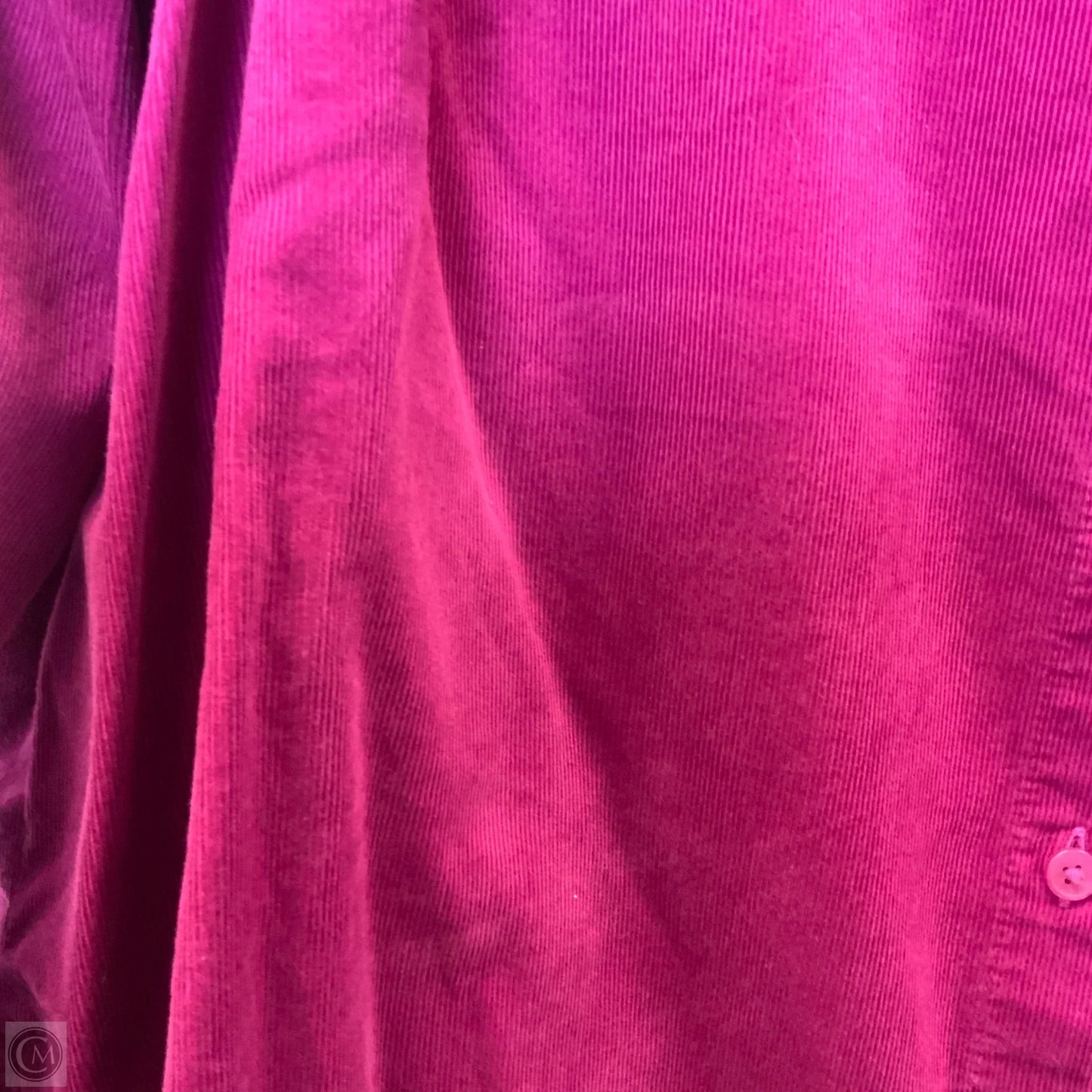 Blouse Long Sleeve By Loft In Purple, Size: L
