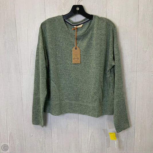 Top Long Sleeve By Weatherproof In Green, Size: M