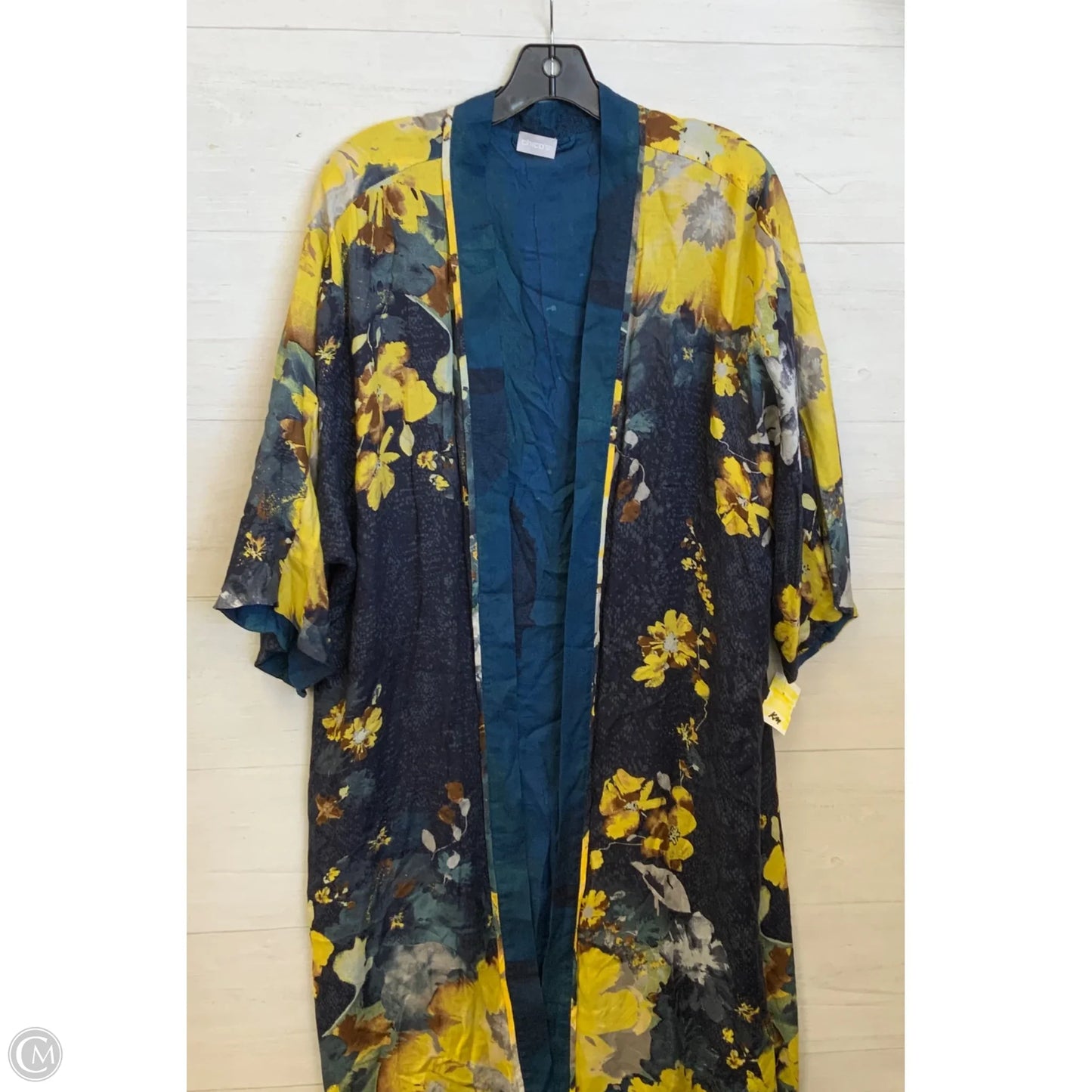 Kimono By Chicos In Teal, Size: Osfm