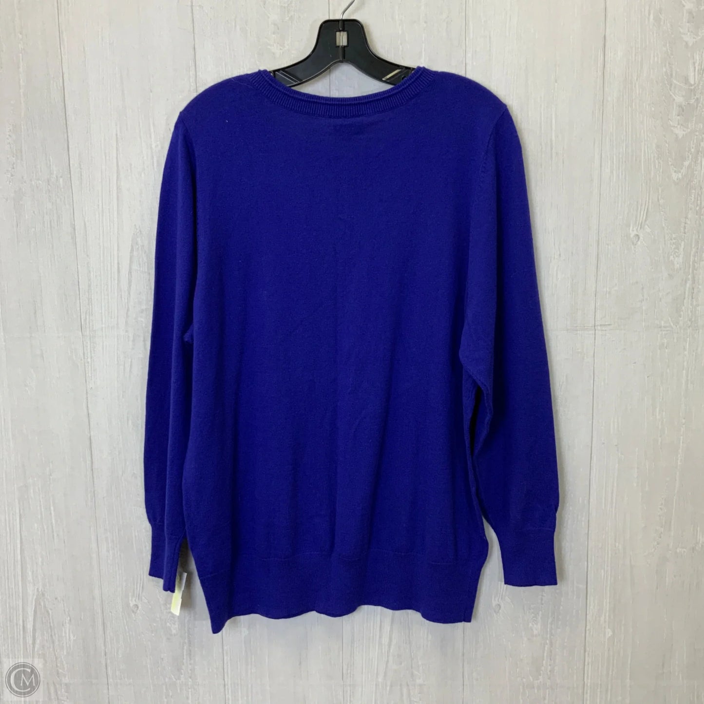 Sweater By Worthington In Blue, Size: 2x