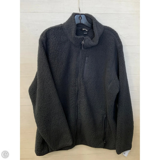 Jacket Fleece By Eddie Bauer In Grey, Size: Xxl