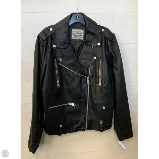 Jacket Moto By Levis In Black, Size: 1x